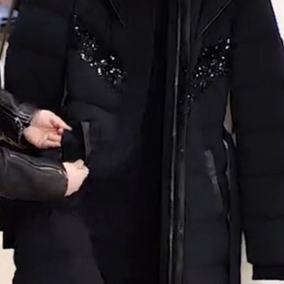 🔥🔥NWT Mackage Adina Down Long Winter Coat With Sequins! Gorgeous!! - Picture 16 of 16